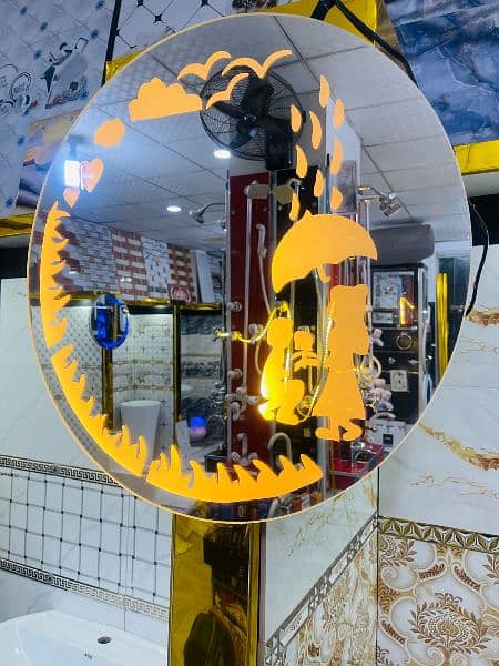 3D High Quality Mirrors with led sensor lights 03158143923 10