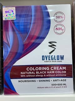 international brand ing dyeglow hair color without allergy and ammonia 0