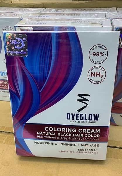 international brand ing dyeglow hair color without allergy and ammonia 3