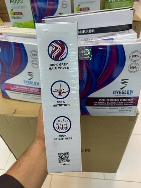 international brand ing dyeglow hair color without allergy and ammonia 6