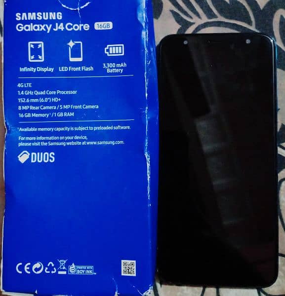 Samsung Galaxy J4 core 16 GB memory 1