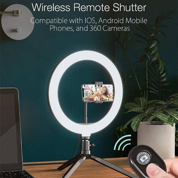 BlitzWolf BW-SL3 10inch Dimmable LED Selfie Ring Light 1