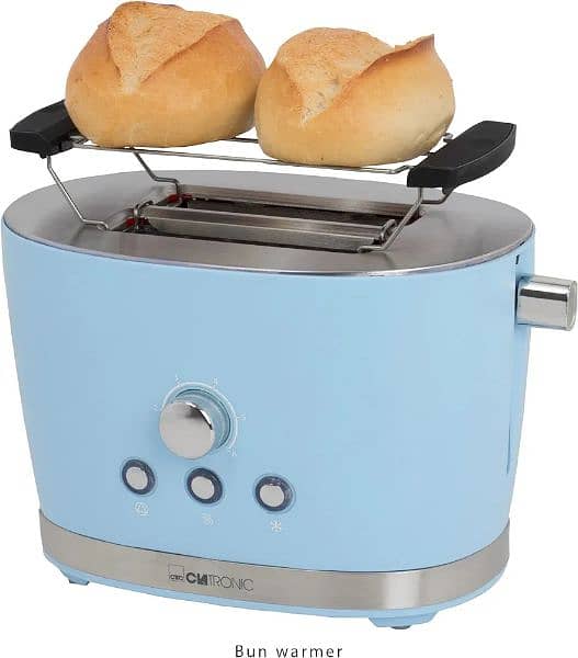 Clatronic TA 3690 Rock'n'Retro 2 Slice Toaster with Bun 2