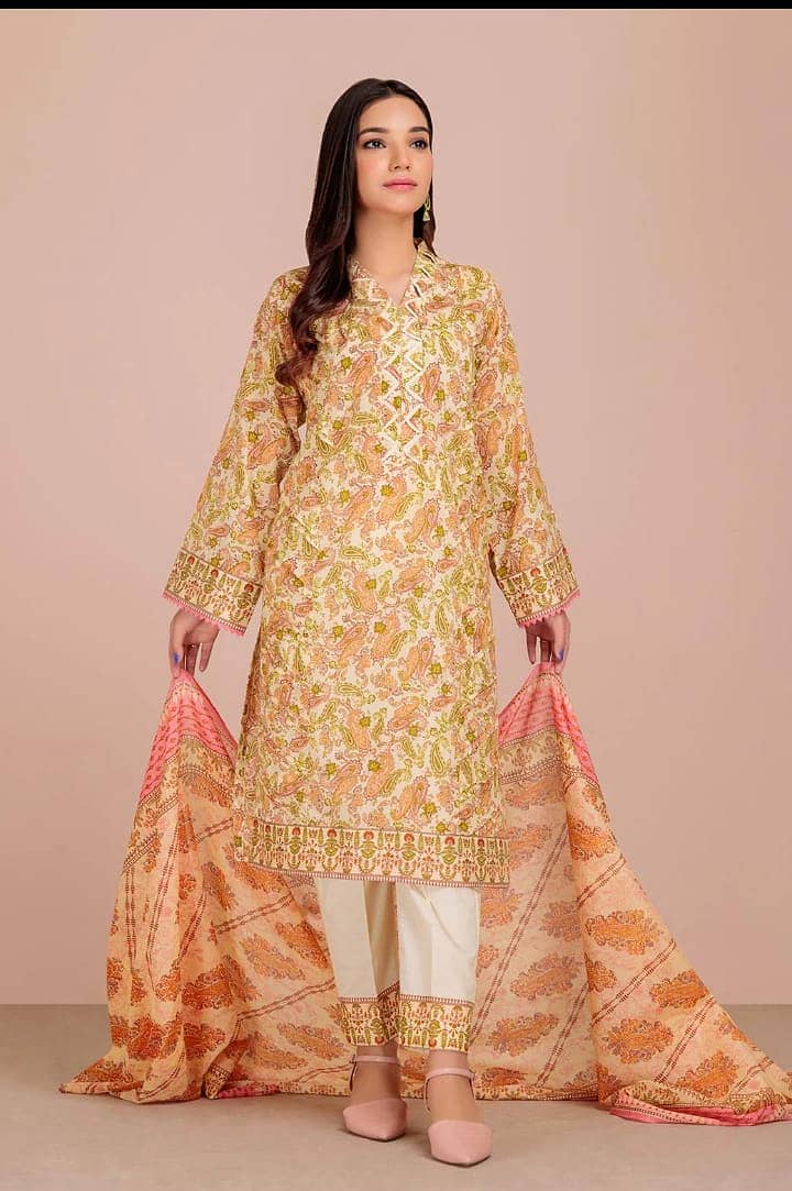 Branded Ladies Stitched & Un Stitched Suits Available 2024 Collection 1