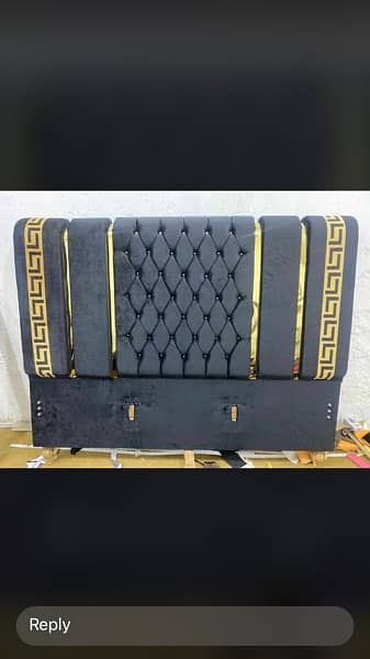 Bed / bed set / double bed / king size bed / poshish bed / bedroom set 17