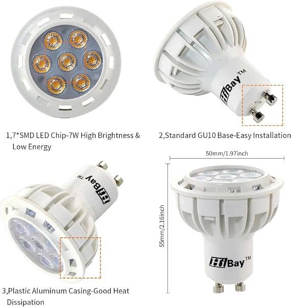 HIBAY OUTDOOR MOTION SENSOR WALL LIGHTS 4