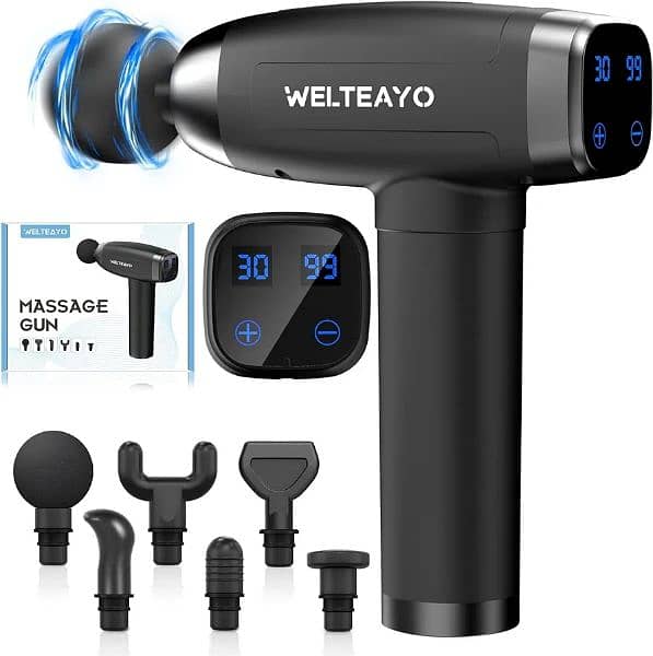 WELTAYO MASSAGE GUN DEEP TISSUE MUSCLE MASSAGER 0