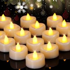 LED Candles, 24-Pack Tea Lights Candles Battery Operated Bulk