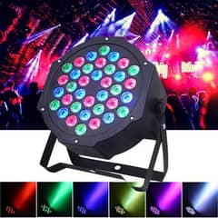 36 LED RGBW DJ Disco Stage Flat Par Lighting Effect DMX 512 Christmas 0