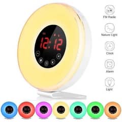 S6 ALARM CLOCK WITH LIGHTING AND SOUND MODES