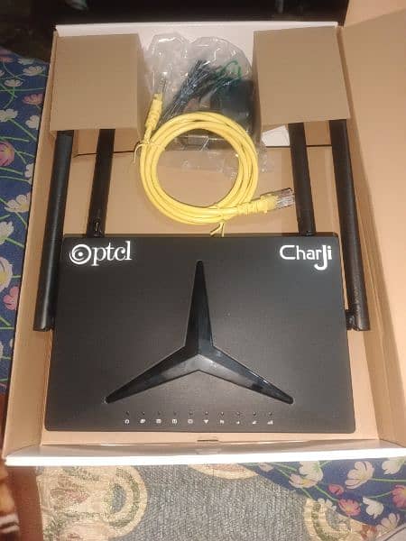 PTCL Charji Home Fi 4g Router
with Sim 3