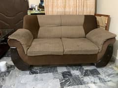 1 seven seater sofa set and 1 five seater sofa set with center table