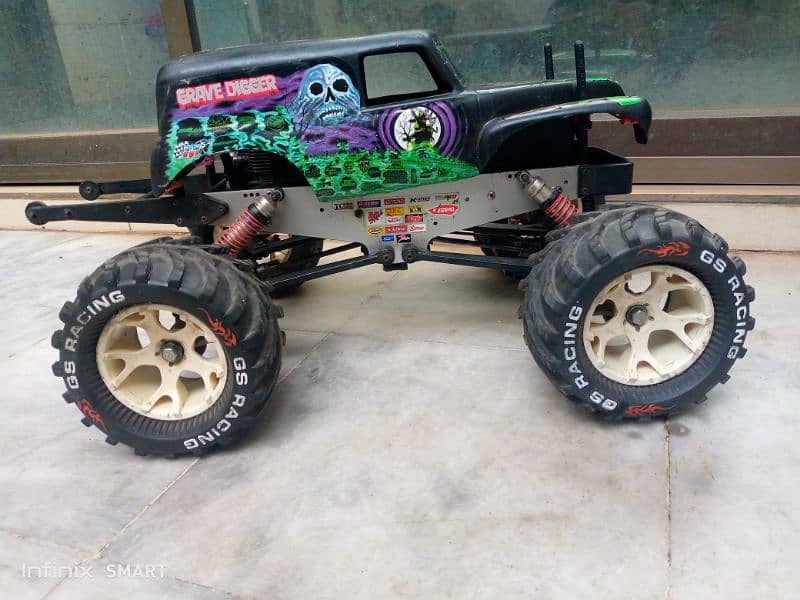 rc nitro mad force truck 1
