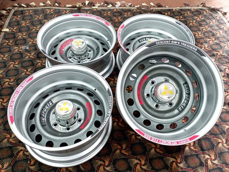 steel deep rims For car And jeep available CoD All of Pakistan 16