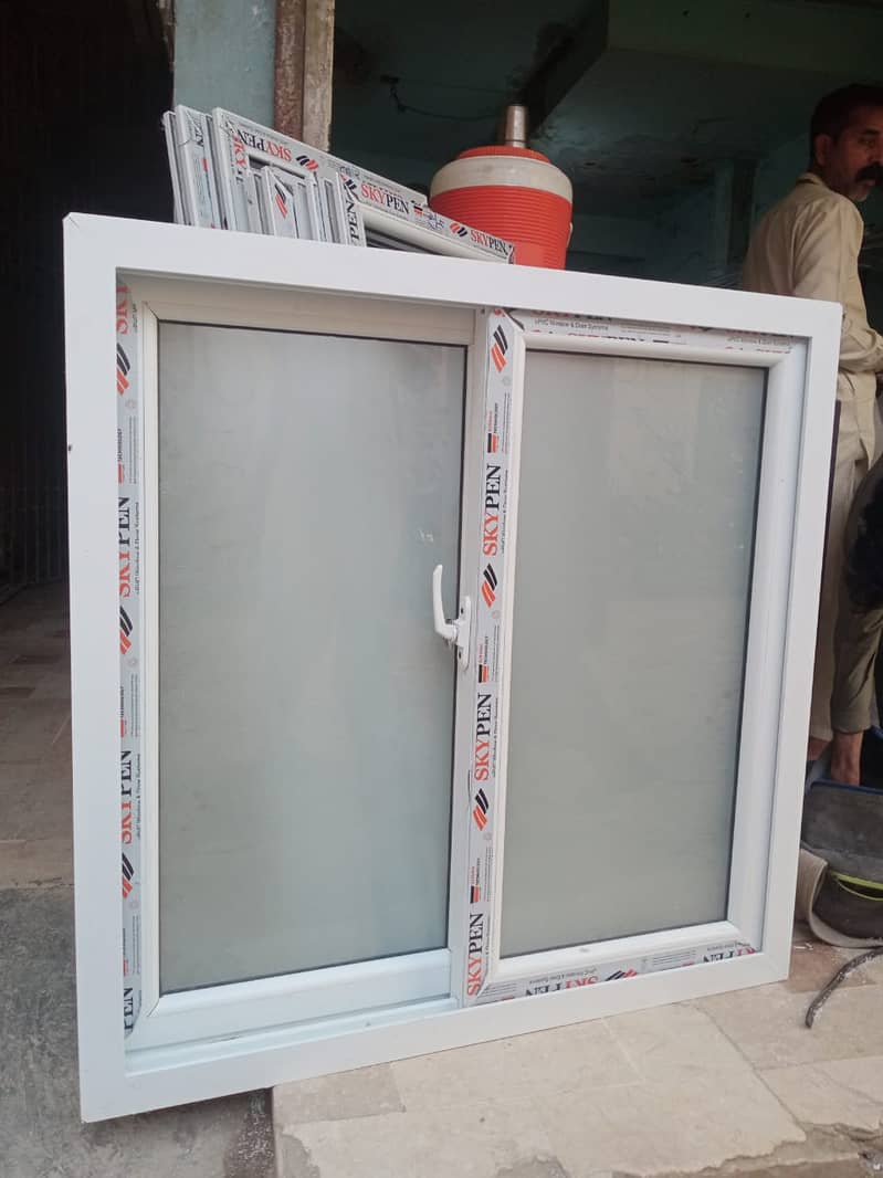 UPVC windows/UPVC doors/Door/aluminium window/Glass Works 2