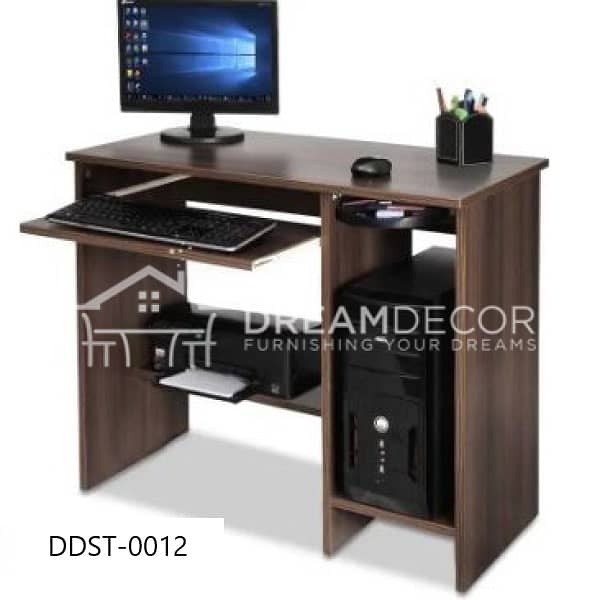 Multipurpose Study /Computer/with Shelves & Storage Boxes 0