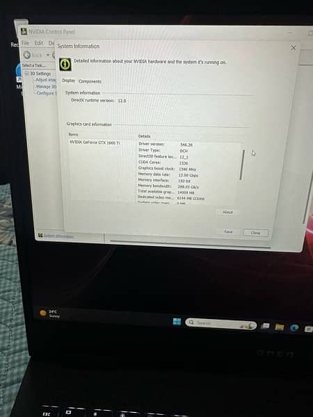 HP OMEN Gming laptop ryzen 7, 16gb, 512gb,gtx1660ti 6gb mint 13