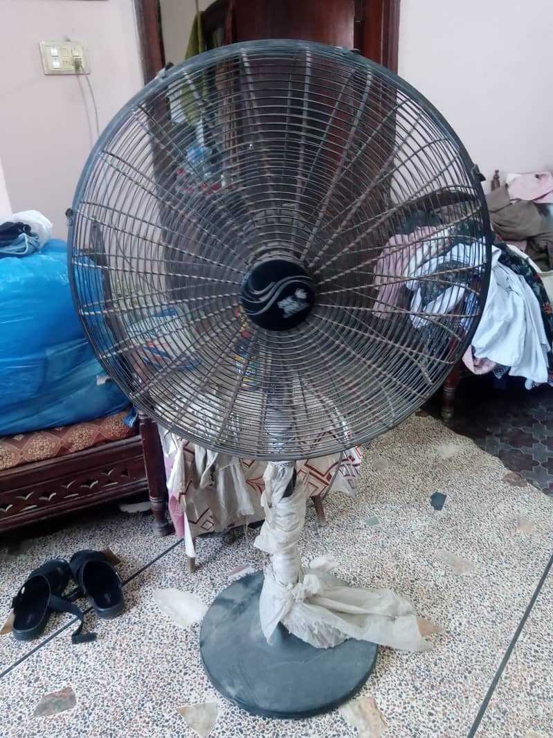 SLIGHTLY USED PEDESTAL INDUSTRIAL FAN FOR SALE 0