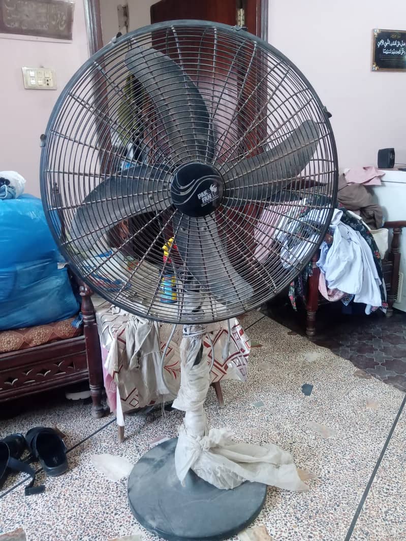 SLIGHTLY USED PEDESTAL INDUSTRIAL FAN FOR SALE 1