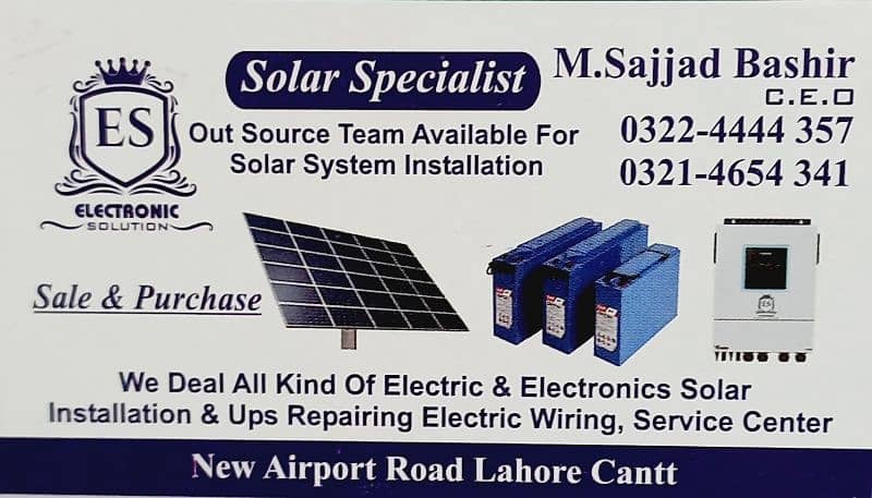 Solar System Installation Team Available 5