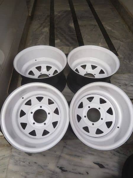 steel deep rims For car And jeep available CoD All of Pakistan 3