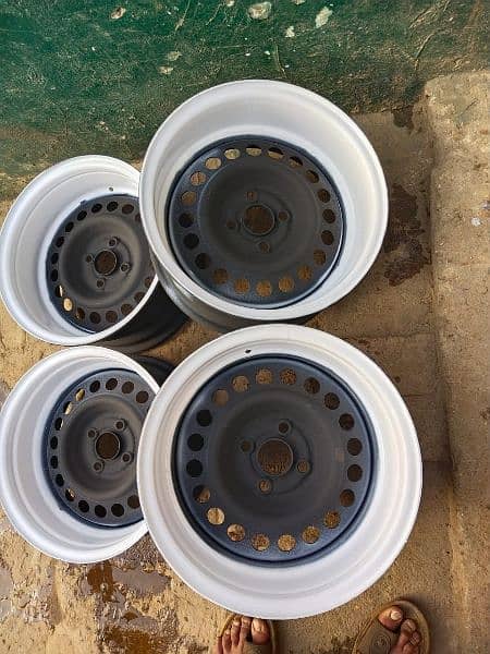 steel deep rims For car And jeep available CoD All of Pakistan 4