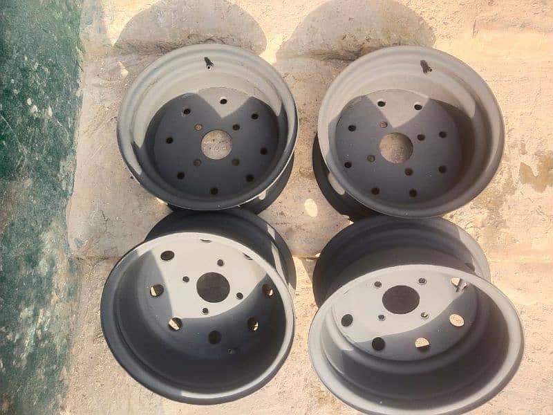 steel deep rims For car And jeep available CoD All of Pakistan 8