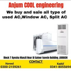 Ac Sale Purchase/ Split AC / Window AC / DC inverter