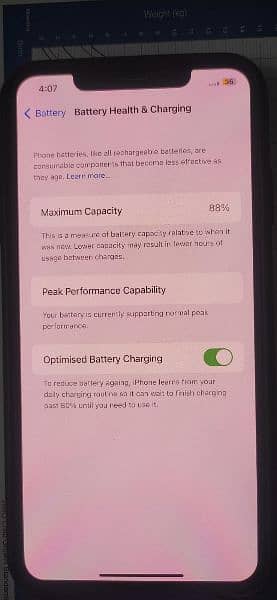iPhone XS Max 256 GB Non PTA with 88% battery health, very less used 6