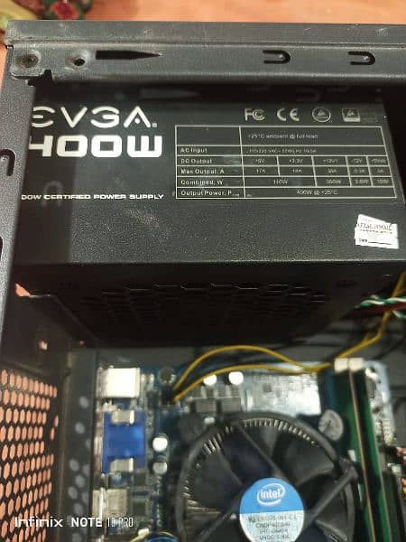 Xeon E3 1275 v2 (i7 3770k) 4.2ghz Gaming Pc 8gb 128gb ssd ram 400W 80+ 6