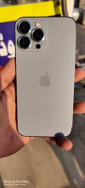 iphone 13pro max 128GB Seirra blue PTA approved 0