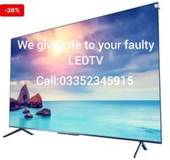 LED LCD TV Repairing Services and home repariring Service available