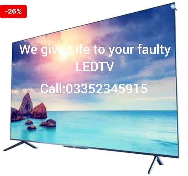 LED LCD TV Repairing Services and home repariring Service available 0