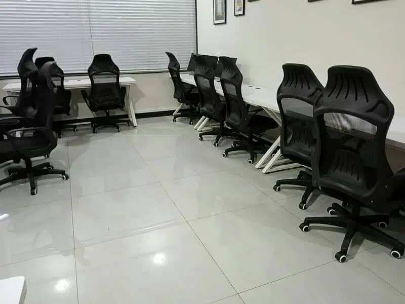 Workstation Table Co workspace Table & Chairs ( 8000 Per Seat ) 13