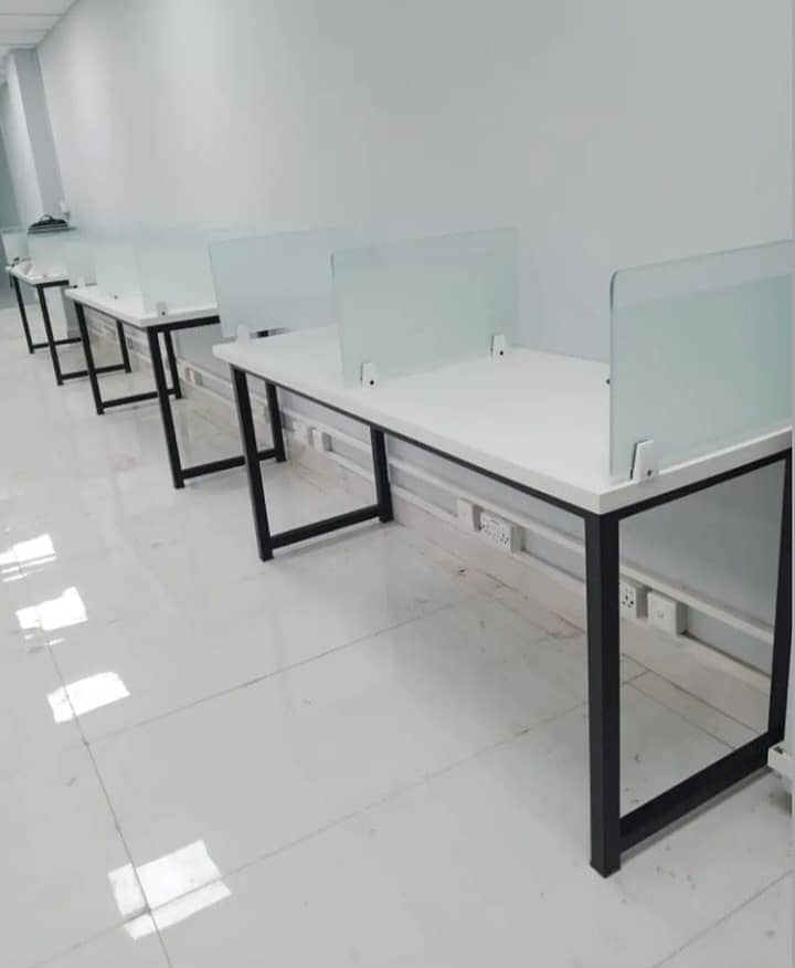 Workstation Table Co workspace Table & Chairs ( 8000 Per Seat ) 15