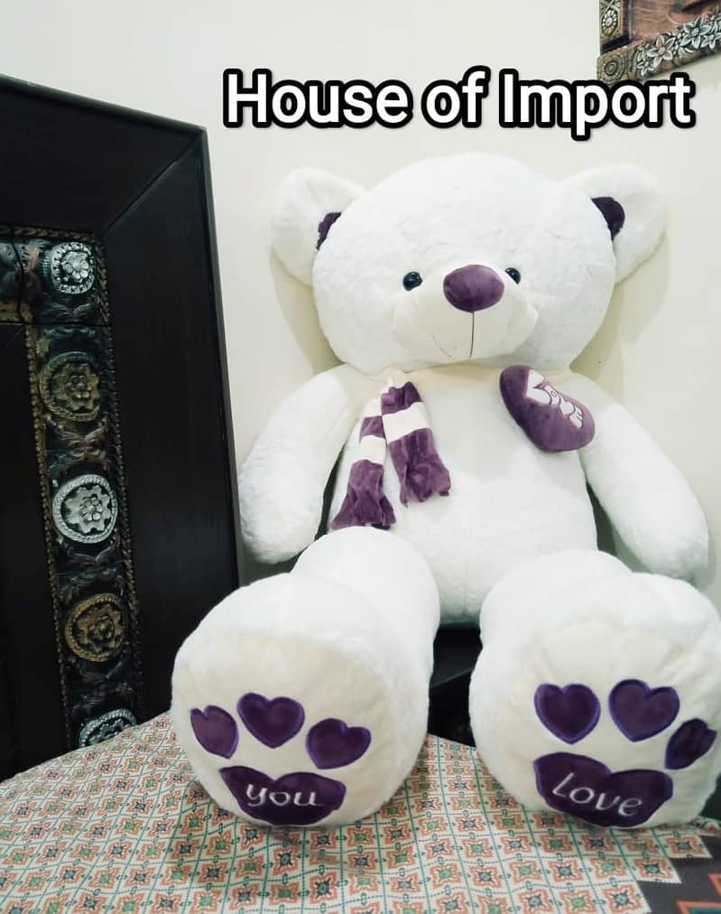 Teddy Bear 3.2 Feet |Soft stuff toy| gift for kids| 1