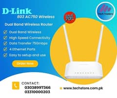 D-Link/Router/ AC750/ Wifi/ DIR-803 /Dual Band/ Router/ (Branded Used)