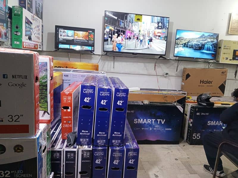 new 55 inch - box pack led tv 3 year warranty call. 03004675739 1