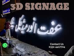 3D sign / Neon Signs backlit signs Acrylic Signs Sign boards 0