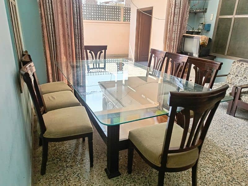 8 Seater Belgium Glass Dining table 5