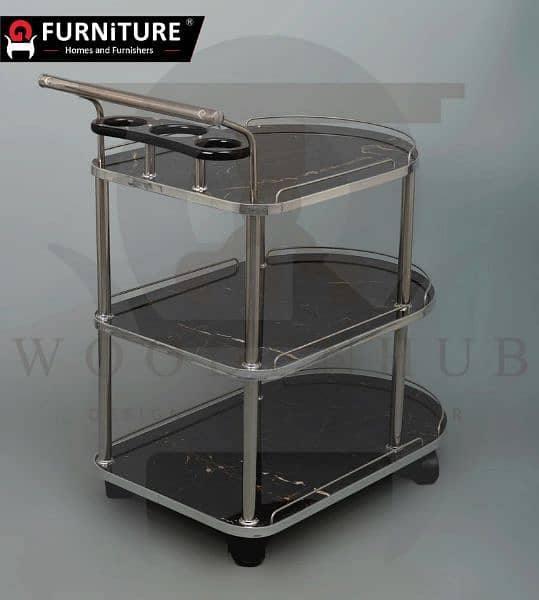 Oval Tea Trolley 9