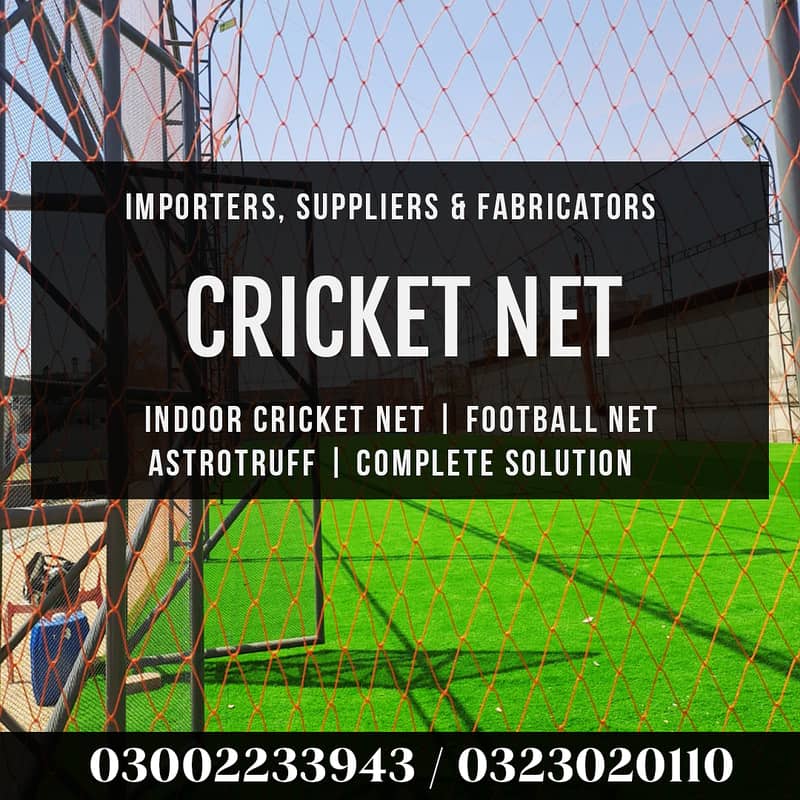 Cricket Net | Safety Net | Sports Net | Bird Net | Indoor Cricket Jali 0