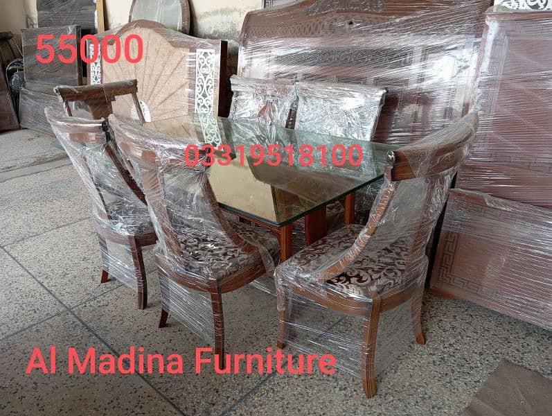 Dining table 6 seater Solid Wood Factory Wholesale price 1