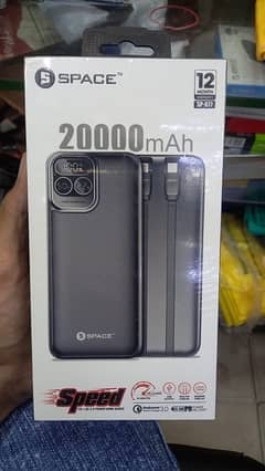 Space 20000 Mah Power Bank With one year warranty