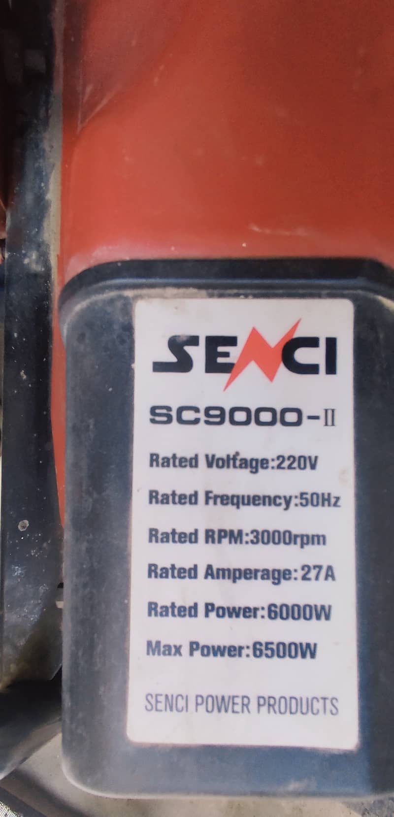 SENCI SC 9000 GENERATOR 3