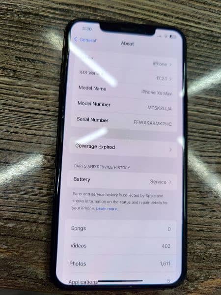 Iphone Xs max Water pack 64 Gb nonpta jv full simtime available 7