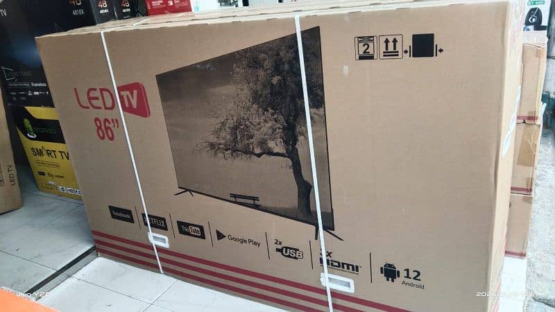 SMART led TV 55" inch Samsung 4k Bezeless android UHD 4K HDR 7