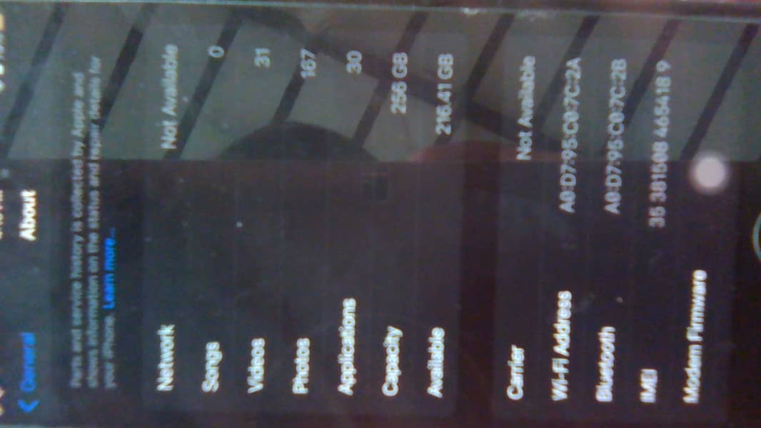 Iphone 7Plus 256gb Black colour NON PTA 7