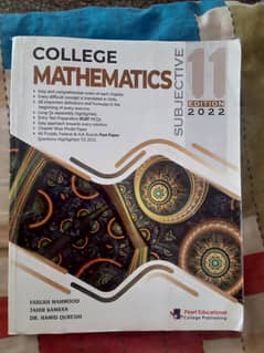 College Mathematics for Class 11 | Subjective |