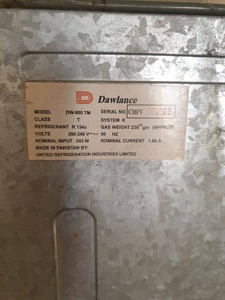 Dawlance extra large 24 cu ft refrigerator 4